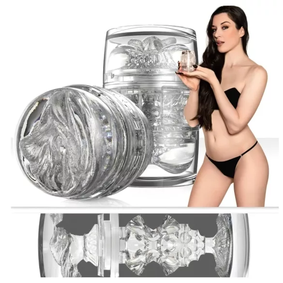 Fleshlight Quickshot Stoya - masturbador de viagem (transparente)