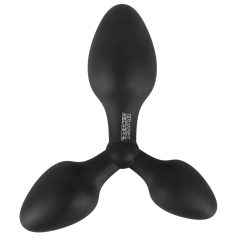 Black Velvets - plug anal triplo - silicone preto