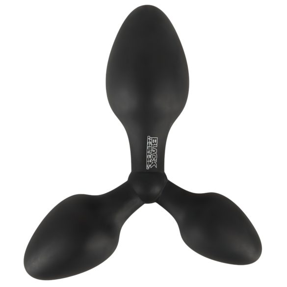 Black Velvets - plug anal triplo - silicone preto