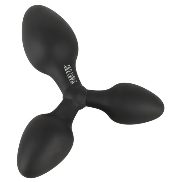 Black Velvets - plug anal triplo - silicone preto