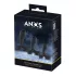 ANOS - plug anal treinamento - conjunto 3 peças - silicone preto