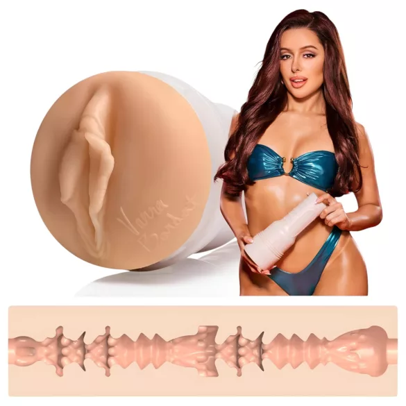 Fleshlight Vanna Bardot - masturbador vagina realista - cor natural