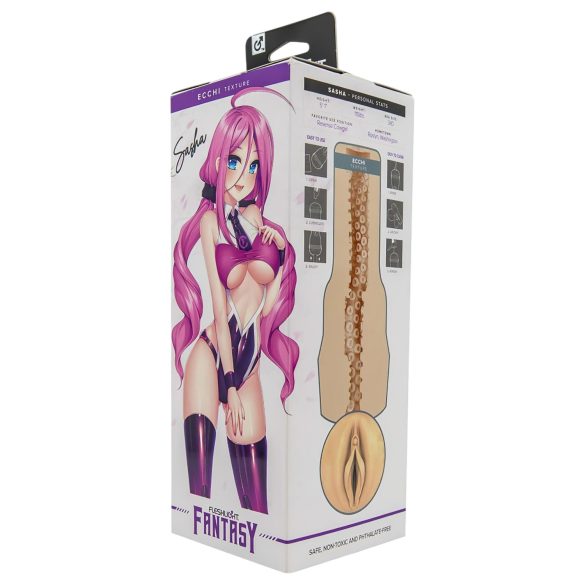 Fleshlight - masturbador vagina fantasia Sasha Nakamoto Ecchi - cor natural