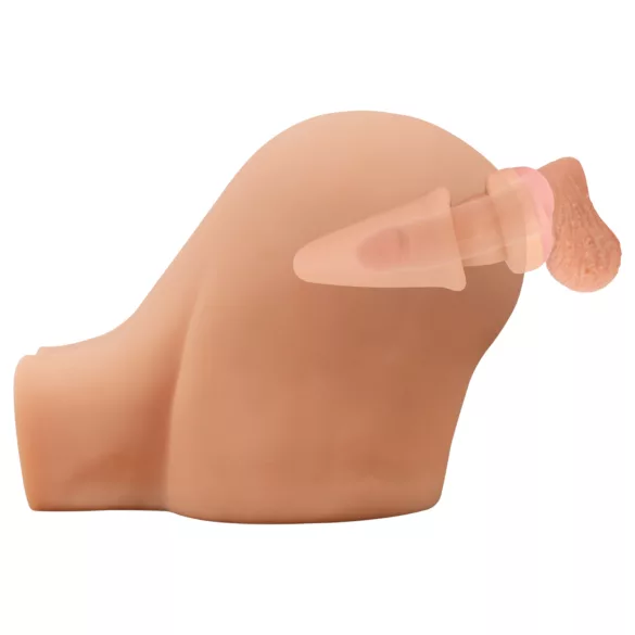 Nature Skin - plug anal e capa peniana - cor natural