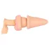 Nature Skin - plug anal e capa peniana - cor natural