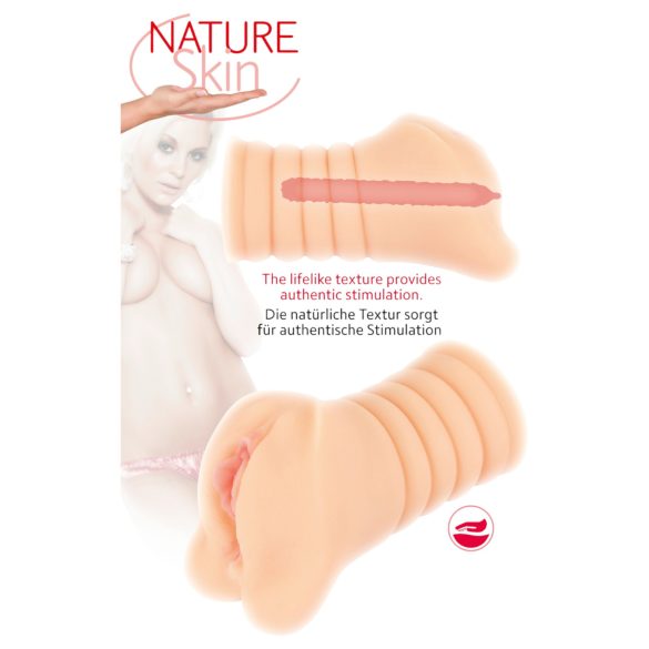 Nature Skin - masturbador vagina realista - cor natural