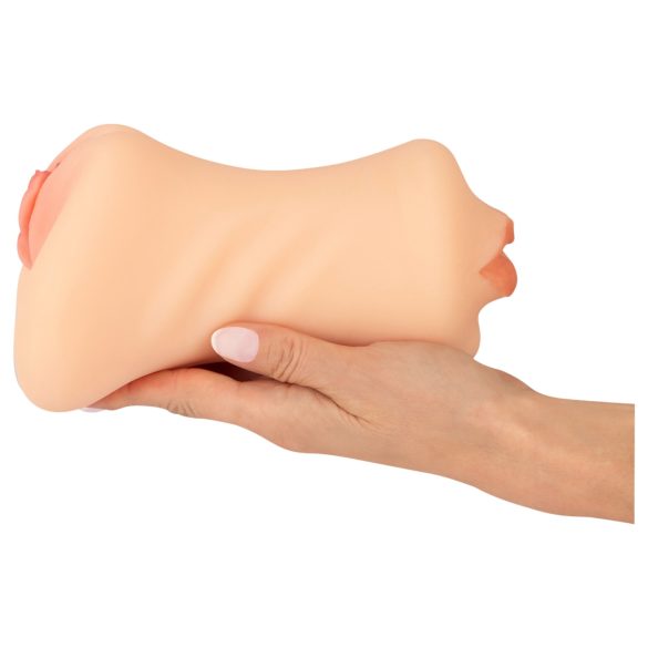 Nature Skin - masturbador vagina e boca - cor natural