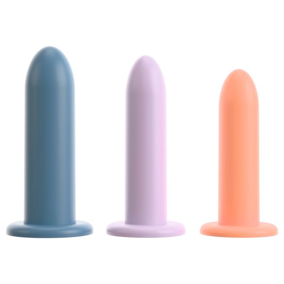 Three in a Row - kit de dildos treino - 3 peças coloridas