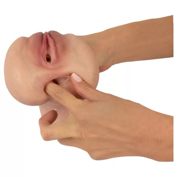 Realistixxx Real Stroker - vagina e ânus masturbador realista (cor de pele)