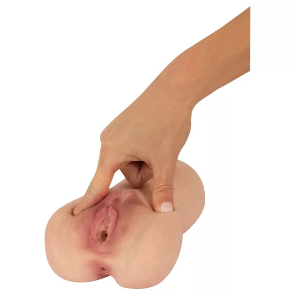 Realistixxx Real Stroker - vagina e ânus masturbador realista (cor de pele)