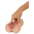 Realistixxx Real Stroker - vagina e ânus masturbador realista (cor de pele)