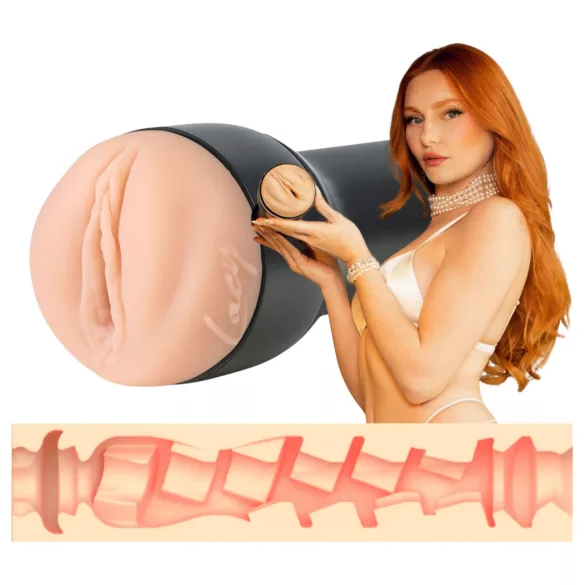 Kiiroo Lacy Lennon - masturbador masculino - compatível PowerBlow - cor natural