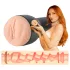 Kiiroo Lacy Lennon - masturbador masculino - compatível PowerBlow - cor natural