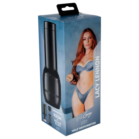 Kiiroo Lacy Lennon - masturbador masculino - compatível PowerBlow - cor natural