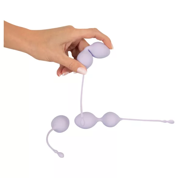 Beau Coeur Elorin - bolas japonesas - kit treino pélvico 3 peças - roxo