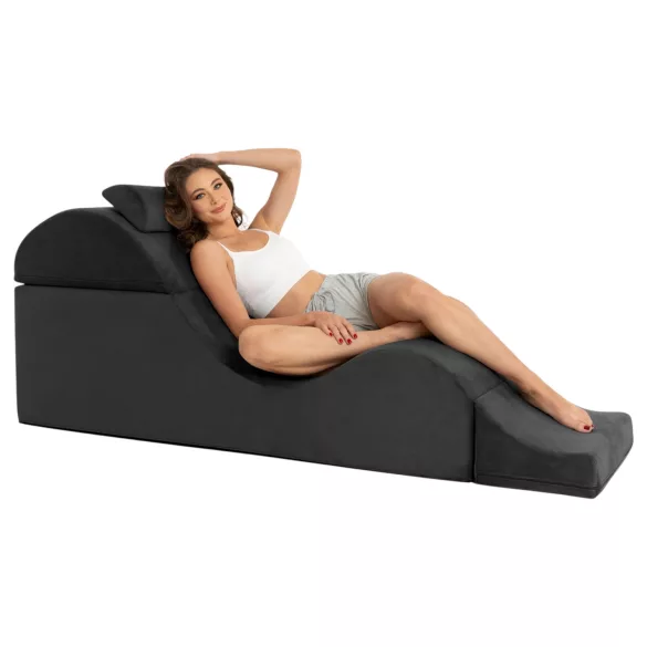 Liberator Aria Flip Chaise - sofá tântrico modular ajustável - 3 peças (preto)
