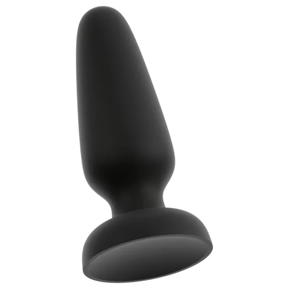 Black Velvets - plug anal de silicone com ventosa (preto) - L