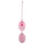 Cuties - bolas chinesas de silicone com duas esferas (rosa)