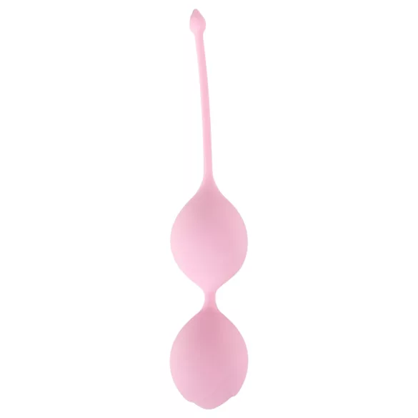 Cuties - bolas chinesas de silicone com duas esferas (rosa)