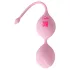 Cuties - bolas chinesas de silicone com duas esferas (rosa)
