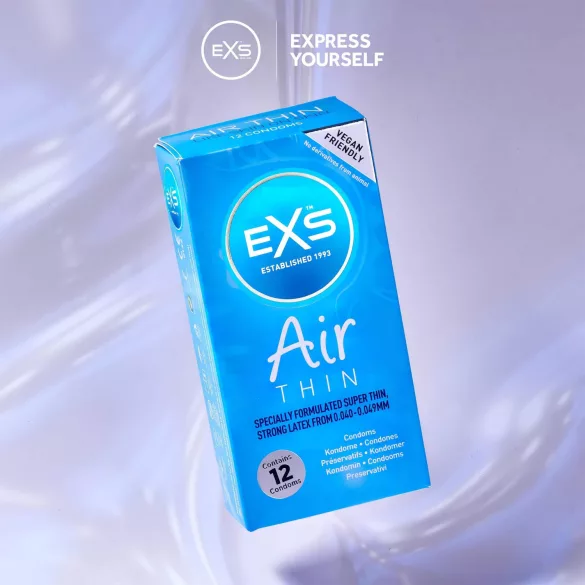EXS Air Thin - preservativo ultrafino de látex - 12 unidades