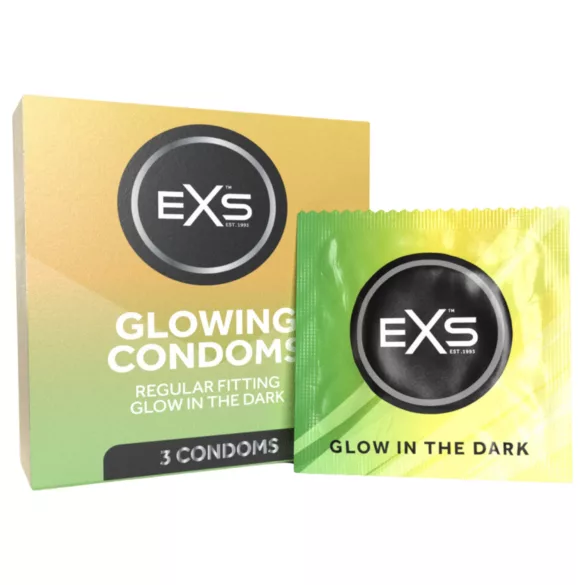 EXS Glow - preservativo luminoso (3 unid.)
