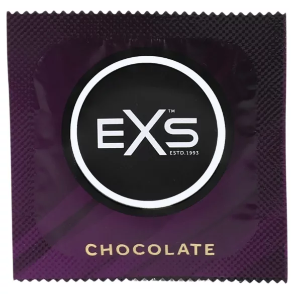 EXS Hot Chocolate - preservativo sabor chocolate - preto