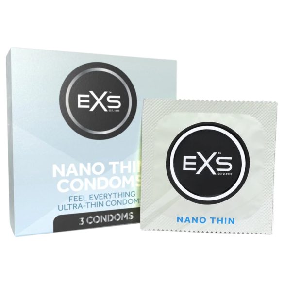 EXS - preservativo ultra fino - látex - 3 unidades