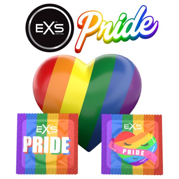 EXS Pride - preservativo de látex - caixa com 144 unidades