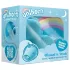 Unihorn Mount'n Peak - vibrador clitóris recarregável unicórnio - silicone azul
