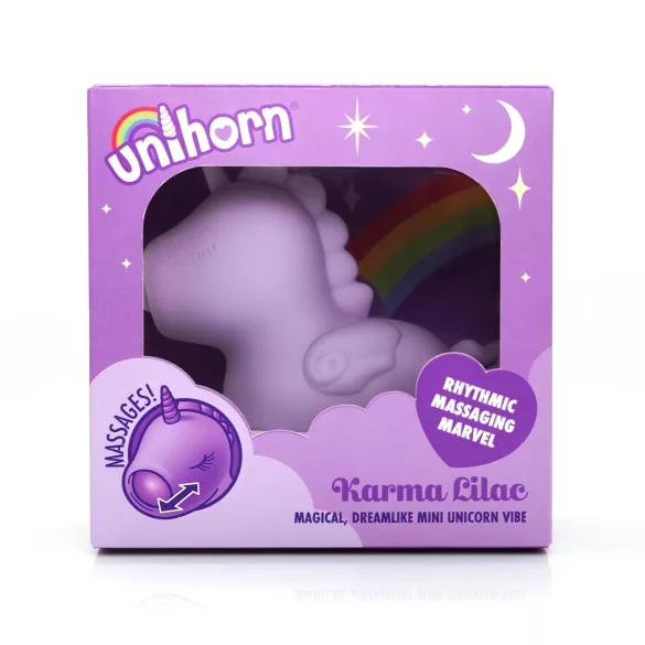 Unihorn Karma - vibrador clitóris recarregável unicórnio - silicone lilás