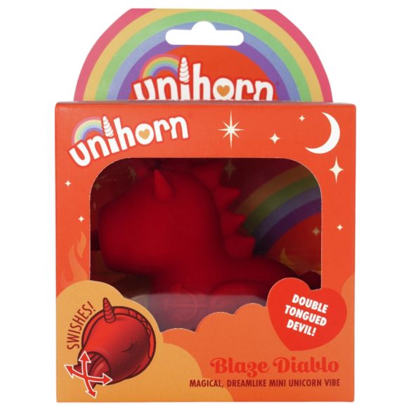 Unihorn Blaze Diablo - vibrador clitóris recarregável unicórnio