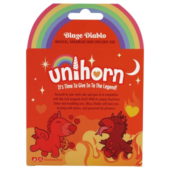 Unihorn Blaze Diablo - vibrador clitóris recarregável unicórnio
