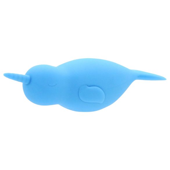 Unihorn Of The Sea - vibrador clitóris recarregável - silicone azul