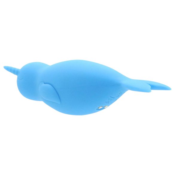 Unihorn Of The Sea - vibrador clitóris recarregável - silicone azul