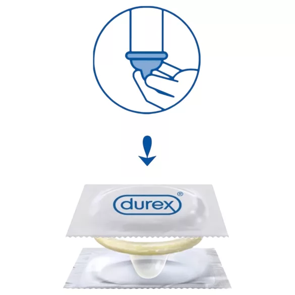 Durex Invisible Slim - preservativo fino - 10 unidades