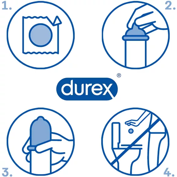 Durex Invisible Slim - preservativo fino - 10 unidades