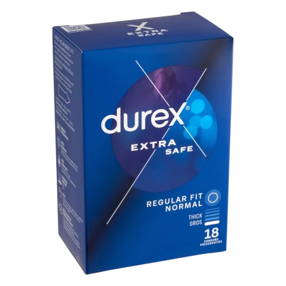 Durex - preservativo extra seguro - caixa com 18 unidades