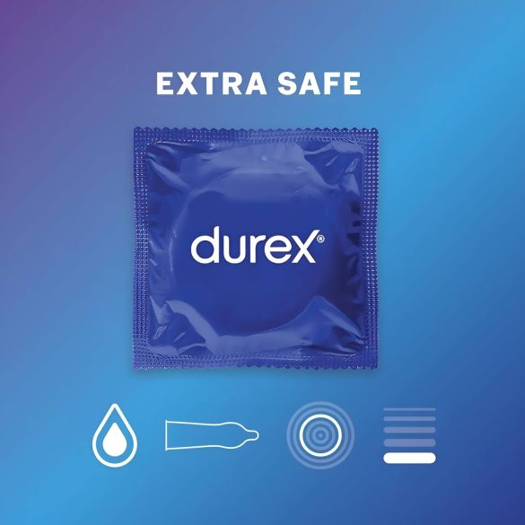 Durex - preservativo extra seguro - caixa com 18 unidades