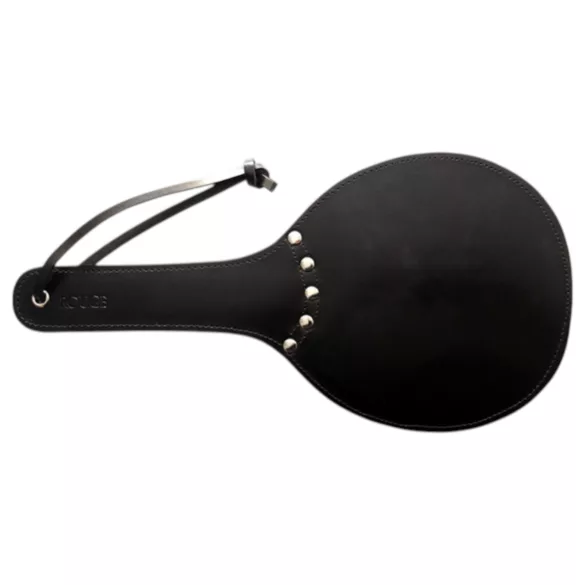 Rouge - palmatória couro legítimo - dupla face rígida e macia - vermelha