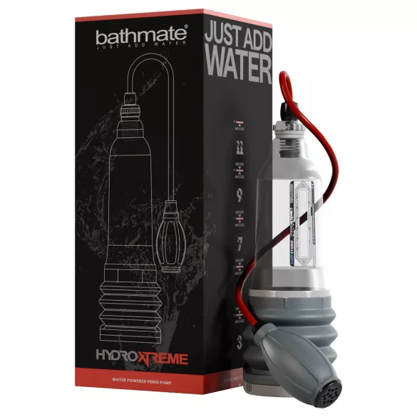 Bathmate HydroXtreme 7 Wide Boy - bomba hidráulica, sem acessórios (transparente)
