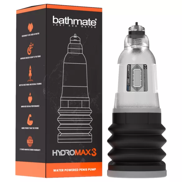 Bathmate Hydromax3 - bomba hidráulica (transparente)