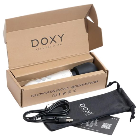 Doxy Go - vibrador massageador recarregável - prata