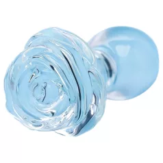 Clarity Utopian Bloom - plug anal em vidro (transparente)