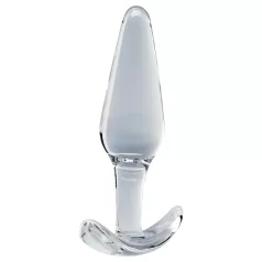 Clarity Utopian Floret - plug anal de vidro (transparente)
