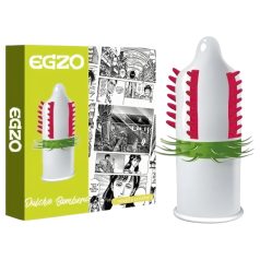   Egzo Dulche Bombero - preservativo texturizado estimulante - 1 unidade