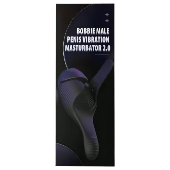 Lonely J-Bobbie - vibrador potente recarregável (preto)