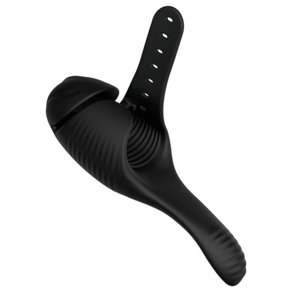 Lonely J-Bobbie - vibrador potente recarregável (preto)