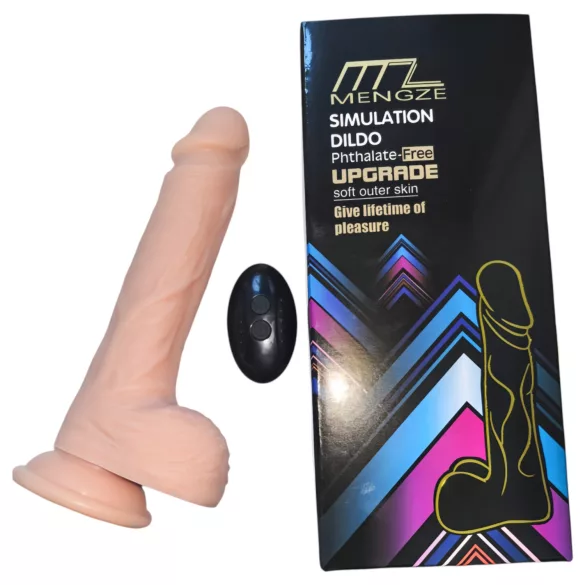Lonely Swinging - vibrador rotativo recarregável controle sem fio cor natural