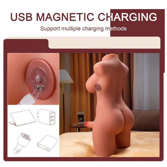 XISE Miah Lady Boy - masturbador vibratório masculino com função de impulso